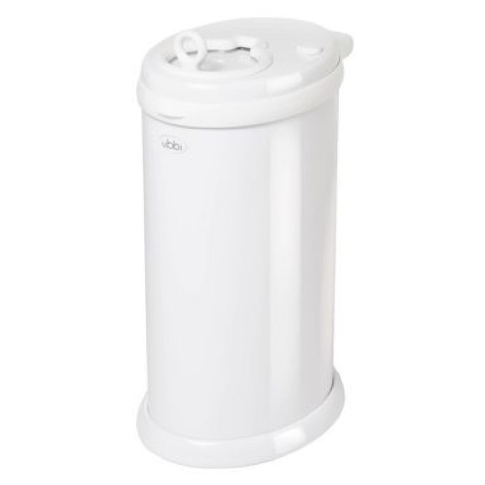 Ubbi White Diaper Pail